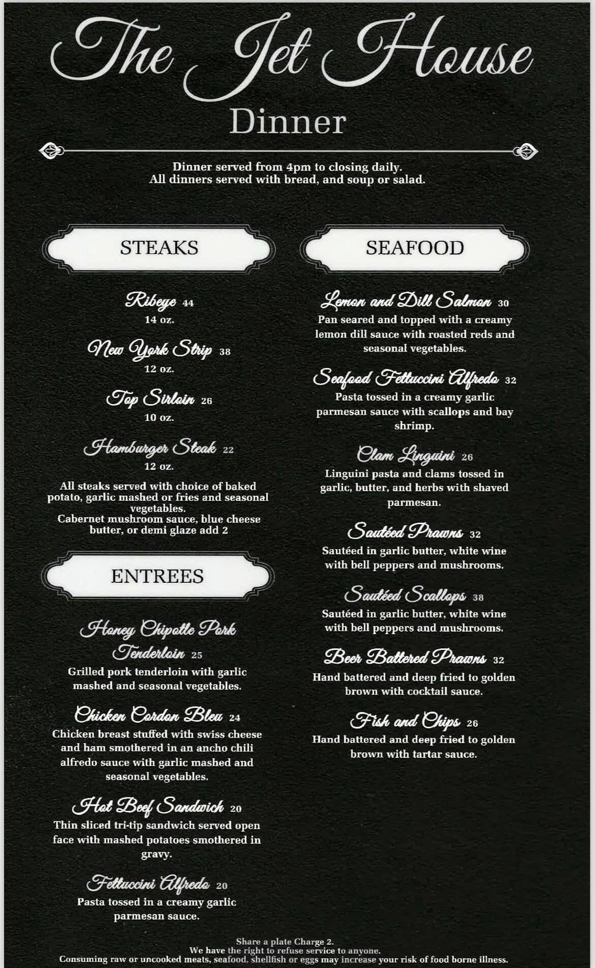 The Jet House Klamath Eats! Food Trucks, Menus, Locations & More!